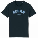 Organic T-Shirt “Ocean Child” aus Bio Baumwolle in Black