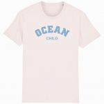 Organic T-Shirt “Ocean Child” aus Bio Baumwolle in Vintage White