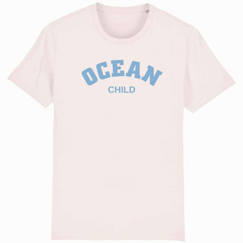 Unisex T-Shirt aus Biobaumwolle - "Ocean Child" - vintage white