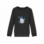 Pinguin Winterfun – Kinder Bio Sweater – black