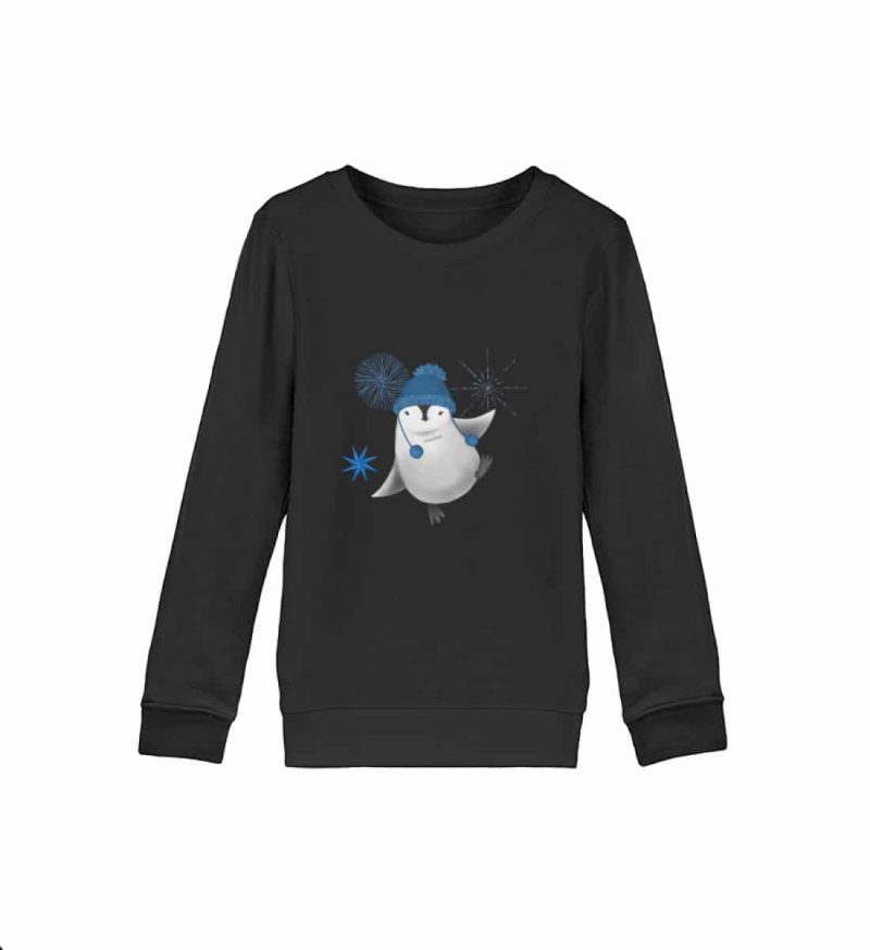 Pinguin Winterfun - Kinder Bio Sweater - black