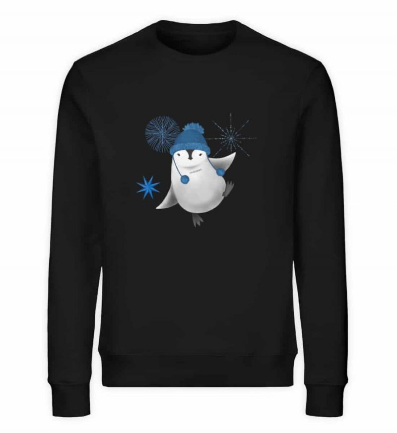 Pinguin Winterfun - Unisex Bio Sweater - black