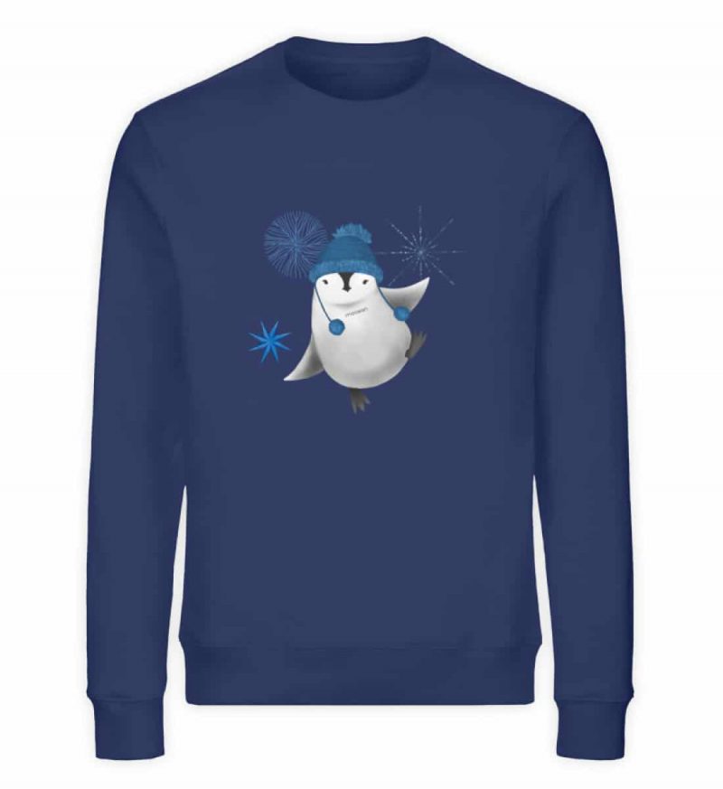 Pinguin Winterfun - Unisex Bio Sweater - blue
