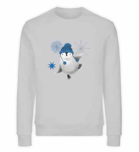 Pinguin Winterfun - Unisex Bio Sweater - heathergrey