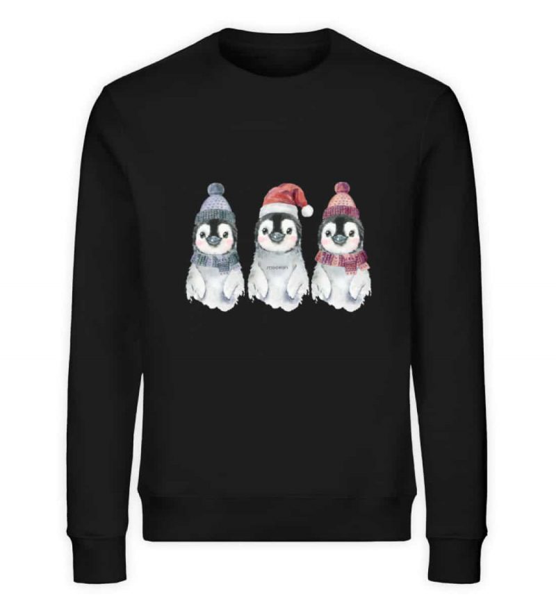 Pinguin Wintertrio - Unisex Bio Sweater - black