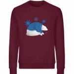 Polarbär – Unisex Organic Sweater – burgundy
