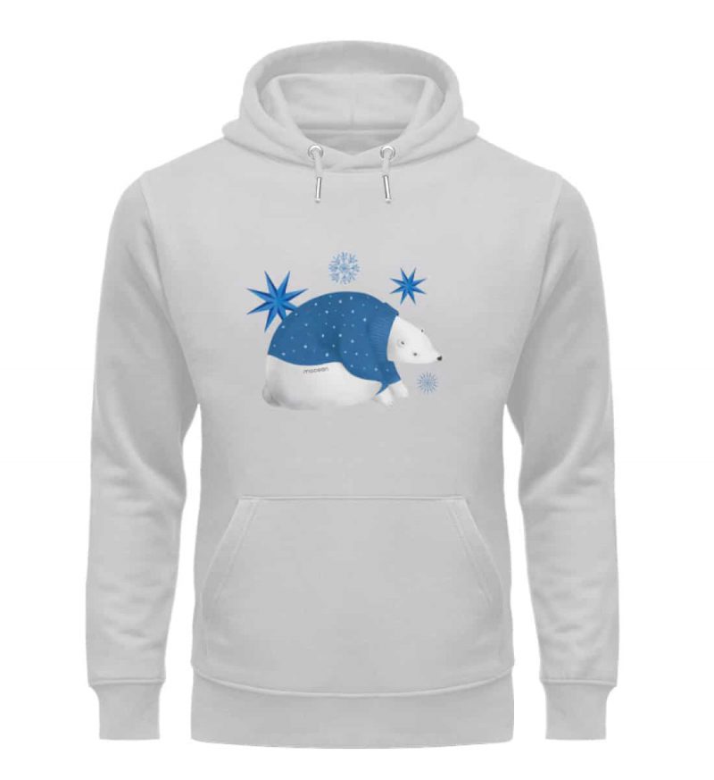 Polarbär - Premium Unisex Bio Hoodie - heathergrey