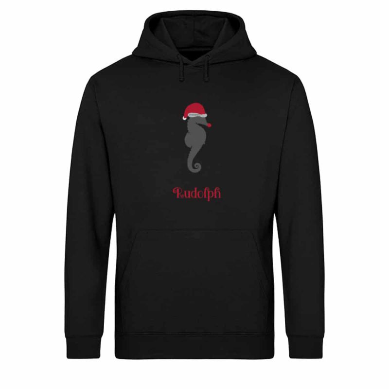 Rudolph - Light Unisex Bio Hoodie - black