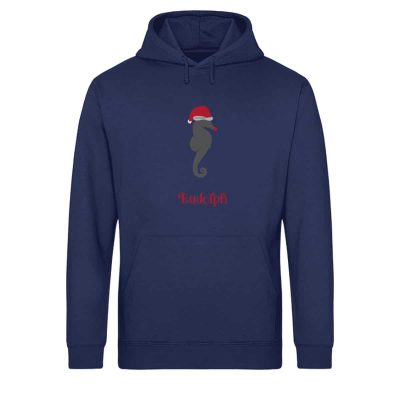 Rudolph - Light Unisex Bio Hoodie - navy