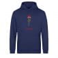 Rudolph - Light Unisex Bio Hoodie - navy