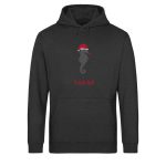 Rudolph – Light Unisex Bio Hoodie – dark heather grey