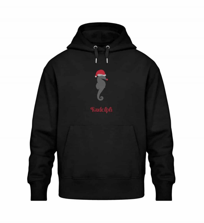 Rudolph - Relaxed Bio Hoodie - black