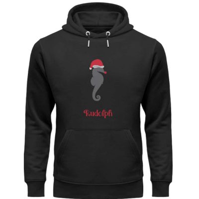 Rudolph - Premium Unisex Bio Hoodie - black