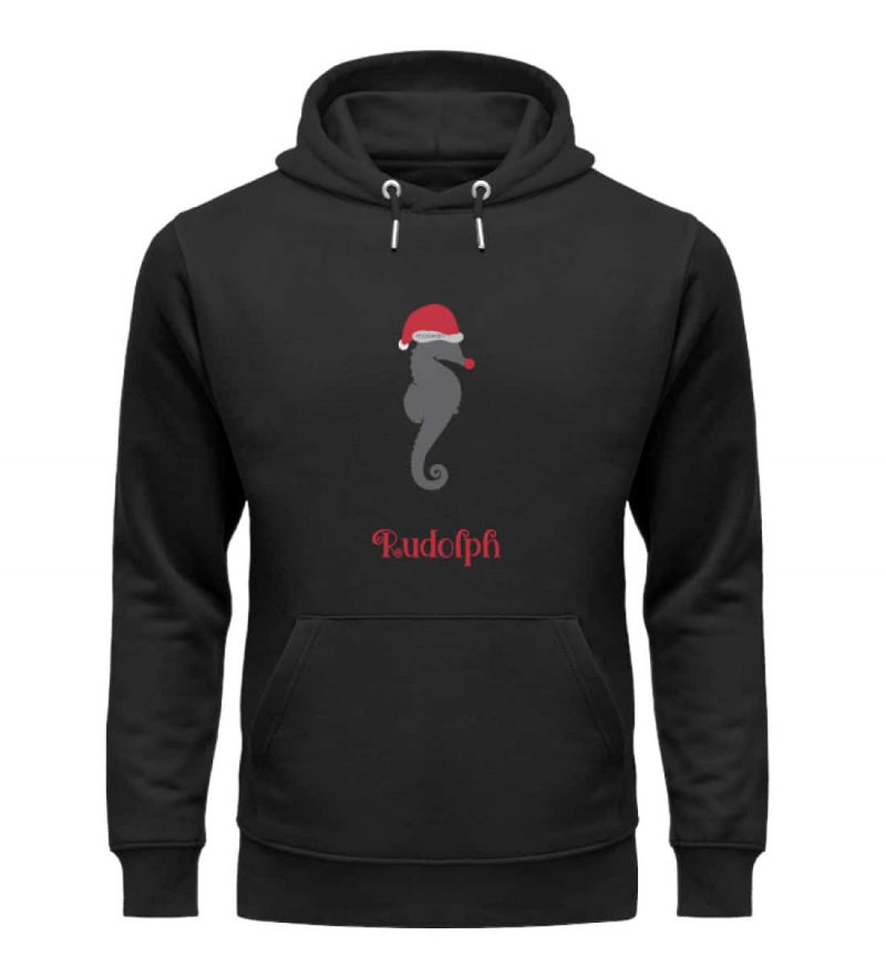 Rudolph - Premium Unisex Bio Hoodie - black