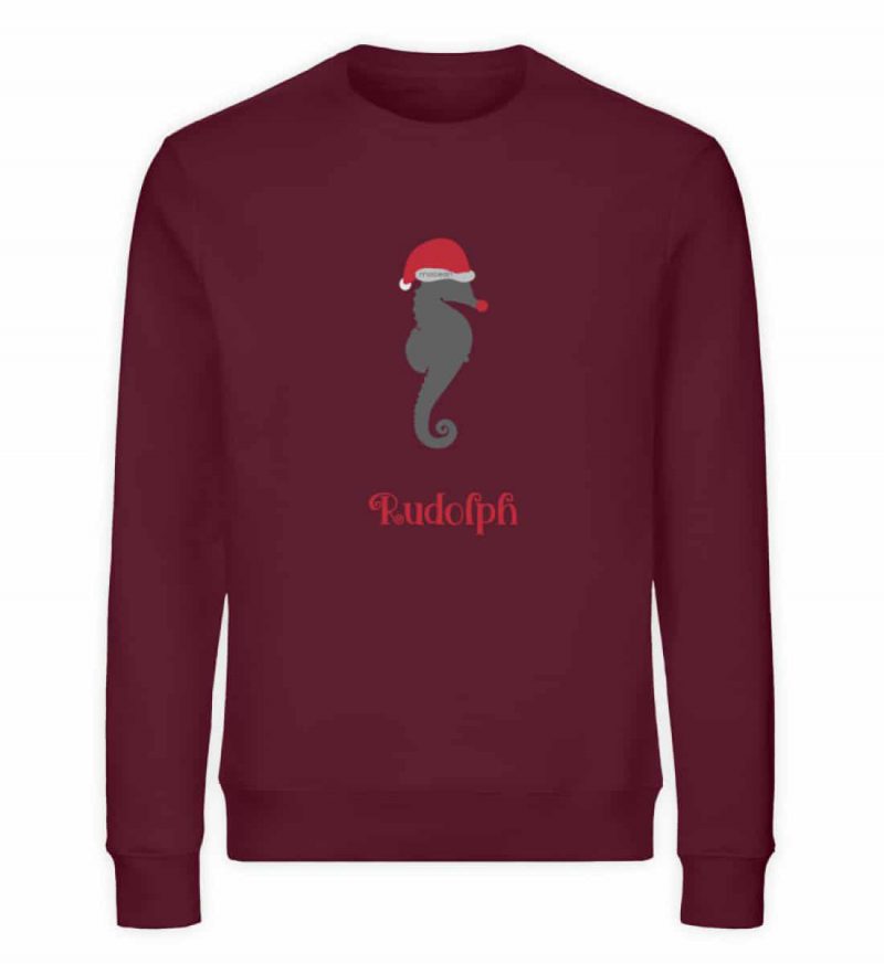 Rudolph - Unisex Bio Sweater - burgundy