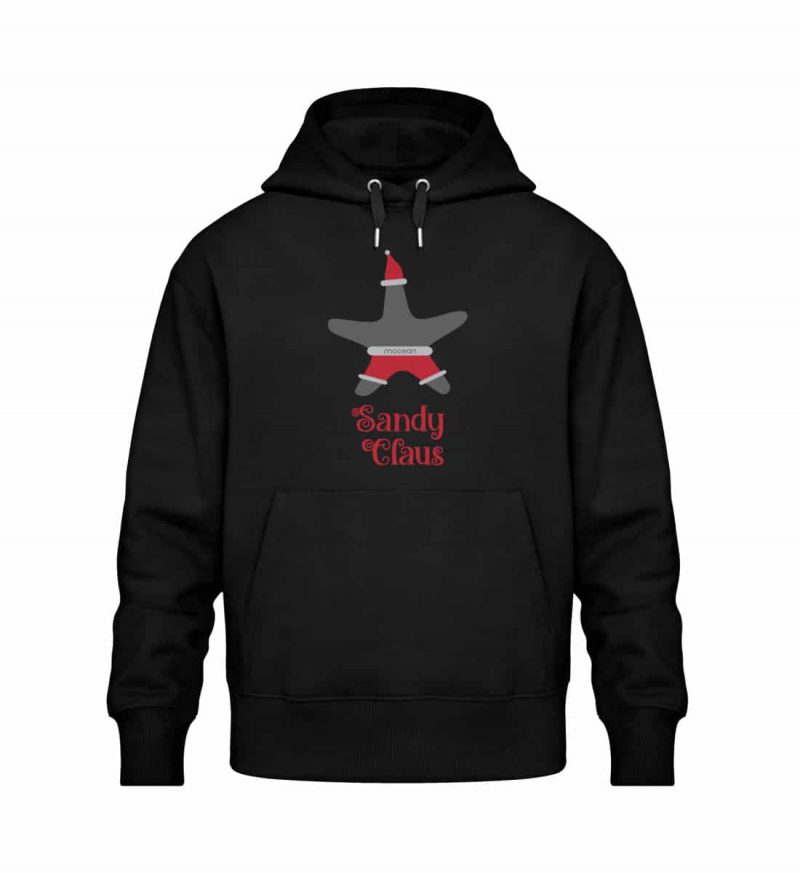 Sandy Claus - Relaxed Bio Hoodie - black