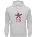 Sandy Claus – Premium Unisex Bio Hoodie – heather grey