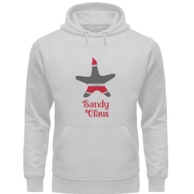 Sandy Claus - Premium Unisex Bio Hoodie - heather grey