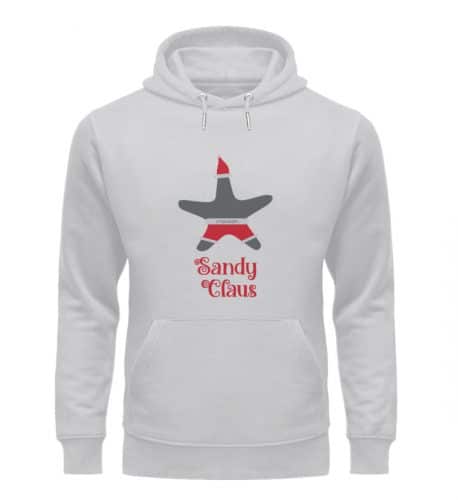 Sandy Claus - Premium Unisex Bio Hoodie - heather grey