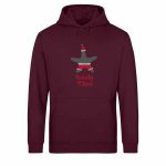 Sandy Claus – Unisex Bio Light Hoodie – burgundy