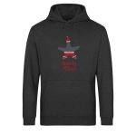 Sandy Claus – Unisex Bio Light Hoodie – dark heather grey