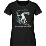 Surfen – Damen Premium Bio T-Shirt – black