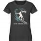 Surfen - Damen Premium Bio T-Shirt - dark heather grey