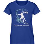Surfen – Damen Premium Bio T-Shirt – royal blue