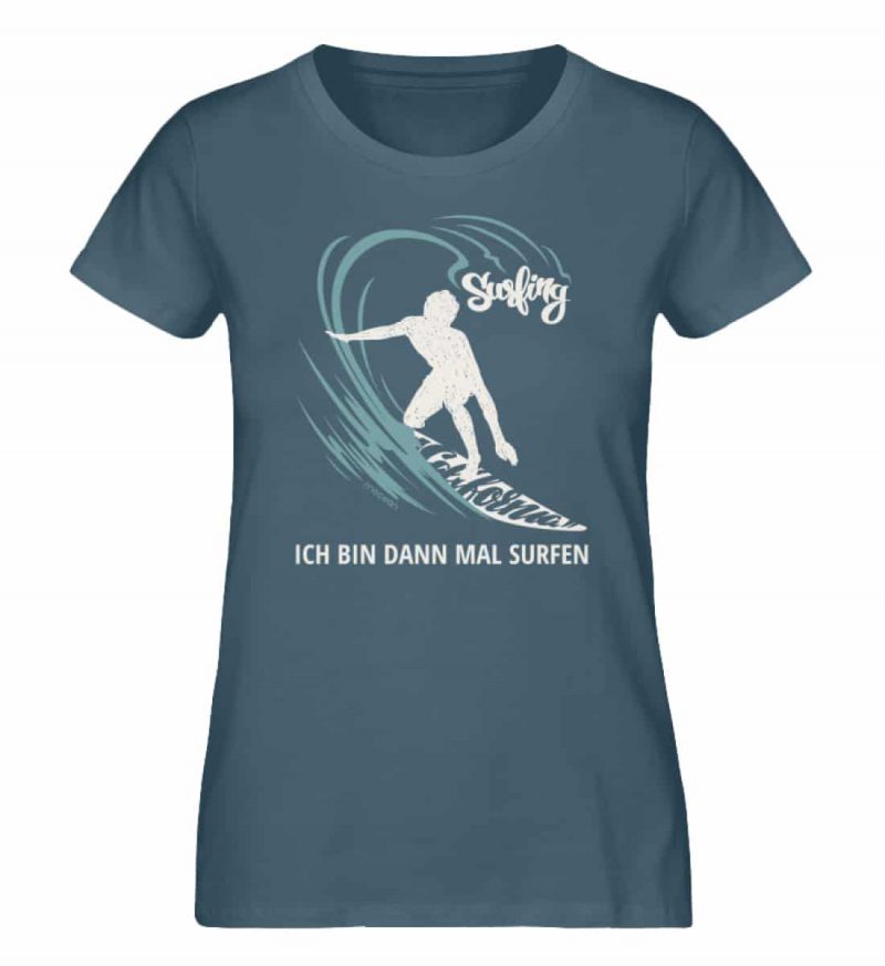 Surfen - Damen Premium Bio T-Shirt - stargazer