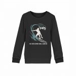 Surfen – Kinder Bio Sweater – black
