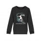 Surfen - Kinder Bio Sweater - black