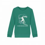 Surfen – Kinder Bio Sweater – green