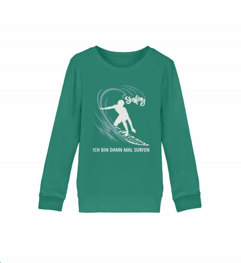 Surfen - Kinder Bio Sweater - green