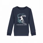 Surfen – Kinder Bio Sweater – navy blue