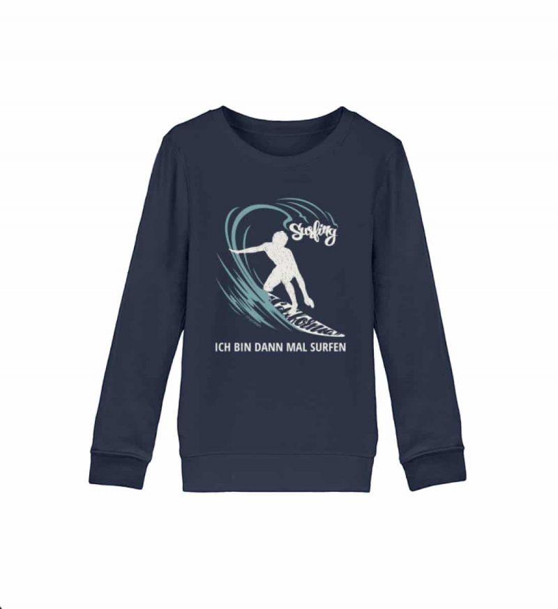 Surfen - Kinder Bio Sweater - navy blue