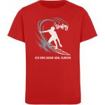 Surfen – Kinder Organic T-Shirt – red