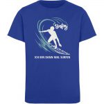 Surfen – Kinder Organic T-Shirt – royal blue