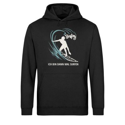 Surfen - Light Unisex Bio Hoodie - black