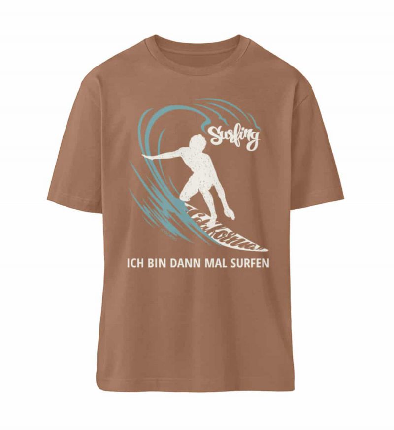 Surfen - Relaxed Bio T-Shirt - caramel