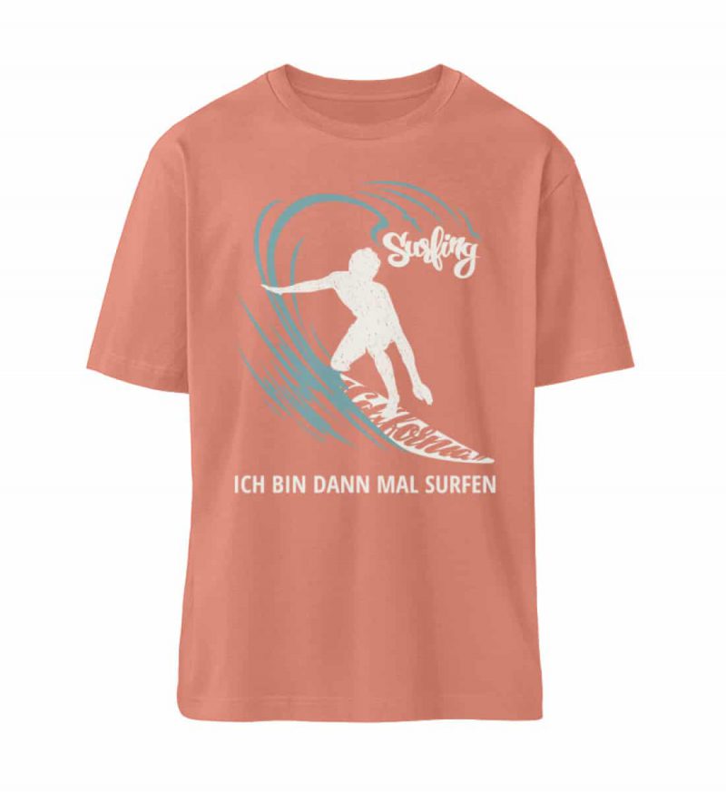 Surfen - Relaxed Bio T-Shirt - rose clay