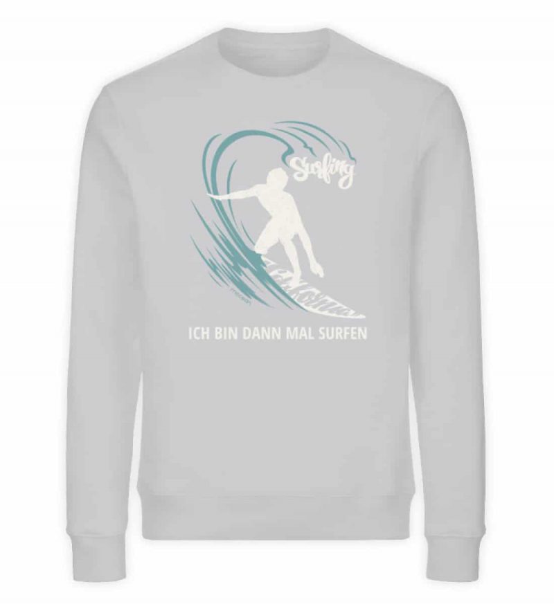 Surfen - Unisex Bio Sweater - heathergrey