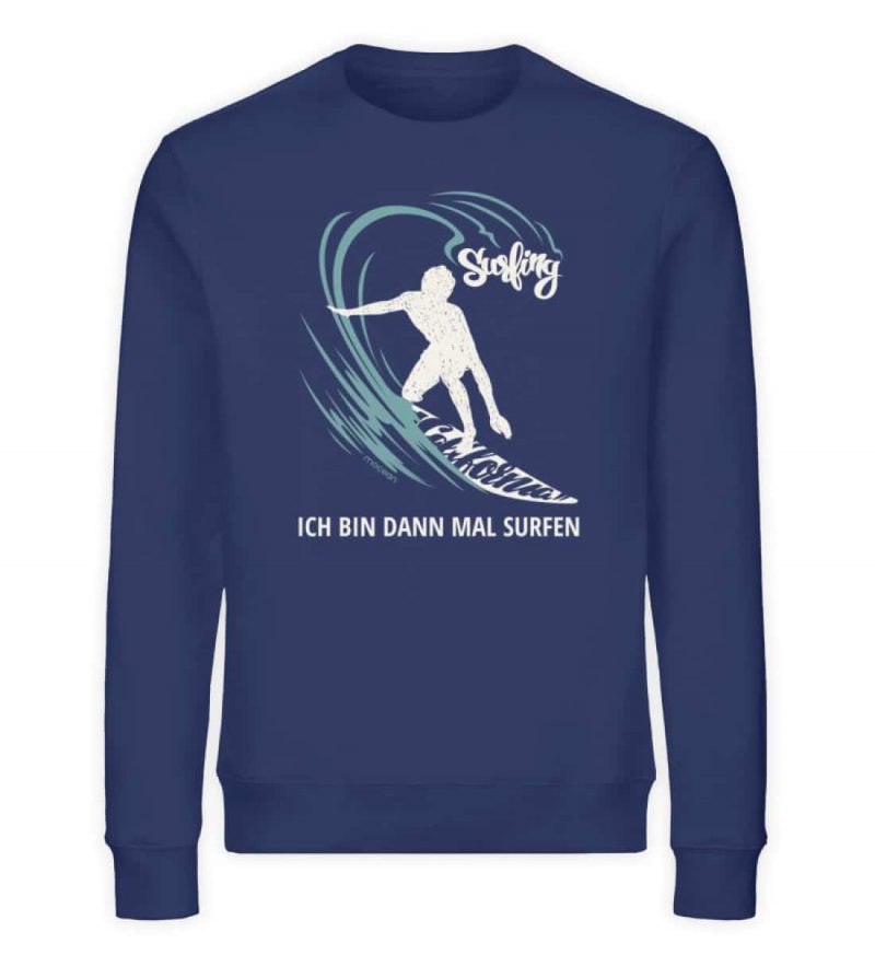 Surfen - Unisex Bio Sweater - navy blue