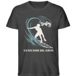 Surfen – Unisex Bio T-Shirt – dark heather grey