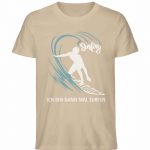 Surfen – Unisex Bio T-Shirt – heather sand