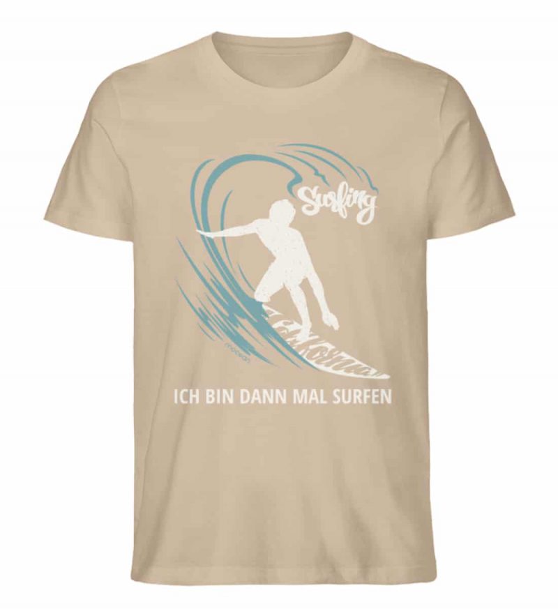 Surfen - Unisex Bio T-Shirt - heather sand