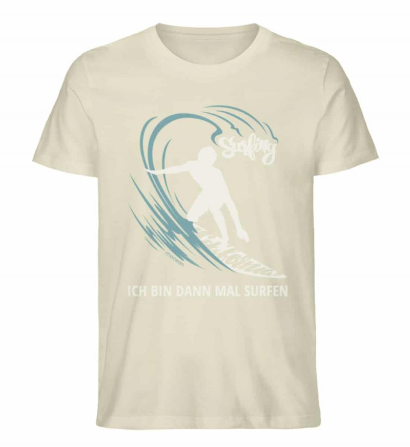 Surfen - Unisex Bio T-Shirt - natural raw