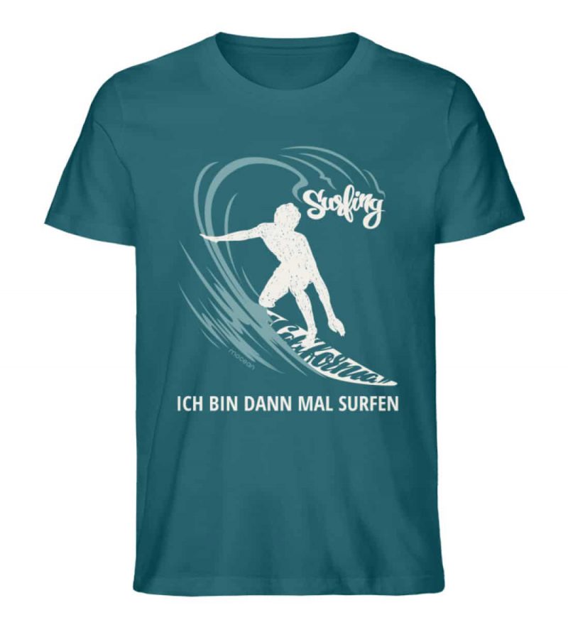 Surfen - Unisex Bio T-Shirt - ocean depth