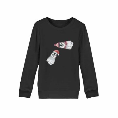 Winter Pinguine - Kinder Bio Sweater - black