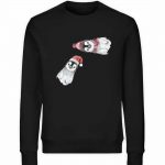 Winter Pinguine – Unisex Bio Sweater – black