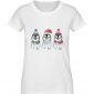 Pinguin Wintertrio - Damen Premium Organic Shirt-3